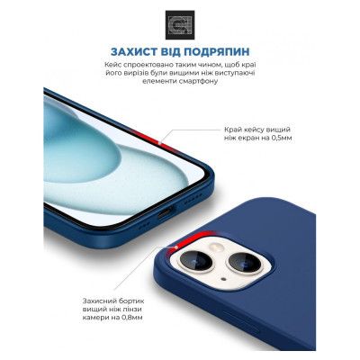 Чехол для мобильного телефона Armorstandart ICON2 MagSafe Apple iPhone 15 Plus Storm Blue (ARM72741) | Зображення 4
