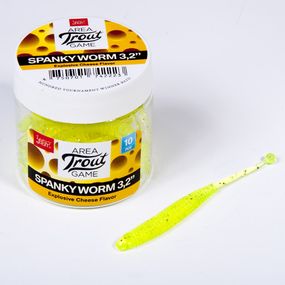 Слаги съедобные искусственные LJ Лаки Джон Pro Series SPANKY WORM 3,2in (08.00)/071 10 шт в упаковке.