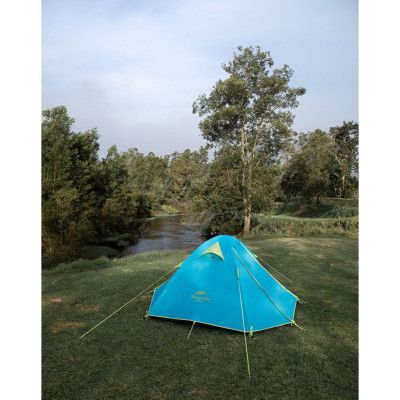 Палатка Naturehike тримісний P-Series NH18Z033-P 210T/65D блакитний (6975641887331) | Зображення 5