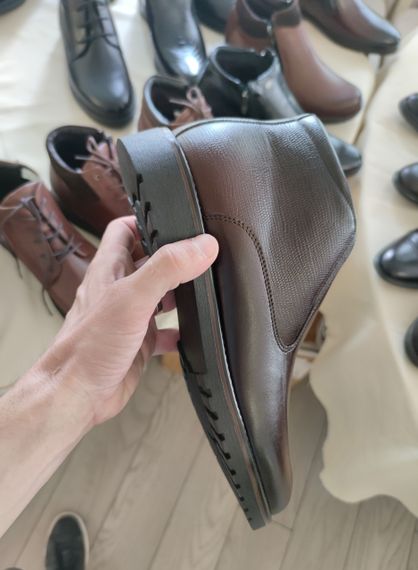 Теплі черевики з натуральним хутром (цигейкою) | Зображення 1