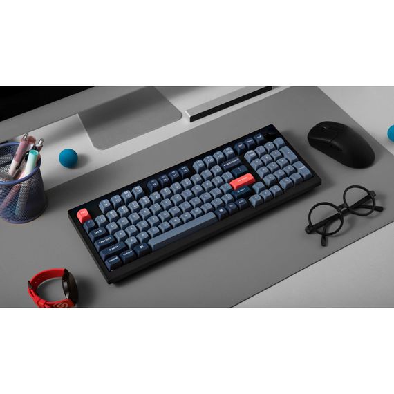 Клавіатура Keychron V5 Max Gateron Jupiter Brown Knob Hot-Swap QMK Wireless/Bluetooth/USB-А UA Black (V5M-D3-UA) | Зображення 6