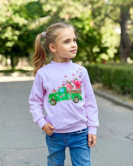 Джемпер для дівчинки Носи своє 104 Рожевий (p-4540-132892) | Зображення 3