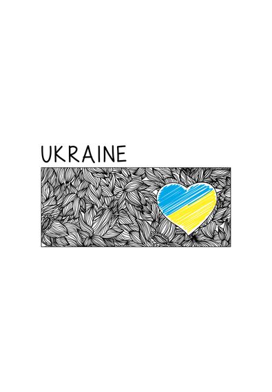 Футболка жіноча біла з принтом "Орнамент з серцем", L | Зображення 1
