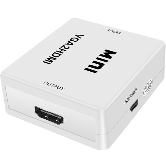 Конвертер видеосигнала с аналогового VGA на цифровой HDMI порт Addap VGA2HDMI-01, Full HD 1080P | Зображення 2