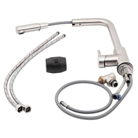 Змішувач для кухні з висувним виливом Lidz (NKS) 12 32 015FL-13 | Зображення 2