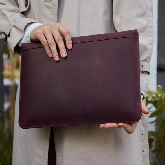 Чохол для ноутбука вінтажний Incarne Message MacBook Air 13" 2018-2025 message-burgundy-vintage-air-13 | Зображення 4