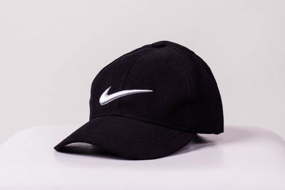 Кепка nike черная белое лого найк | Зображення 4