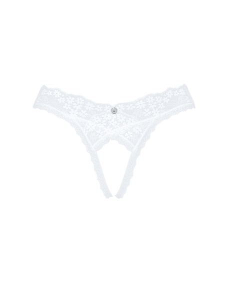 Мереживні танга Obsessive Heavenlly crotchless thong XS/S, з доступом sexstyle | Зображення 4