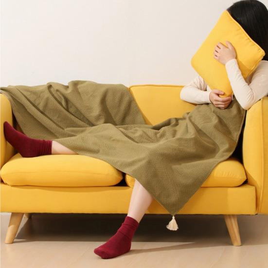 Термоплед для дому від USB 152х82 см, Тепла електронакидка з підігрівом | Зображення 5