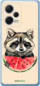 Чохол на Xiaomi Redmi Note 12 Pro+ 5G Єнотик з кавуном "4605u-3612-2448"