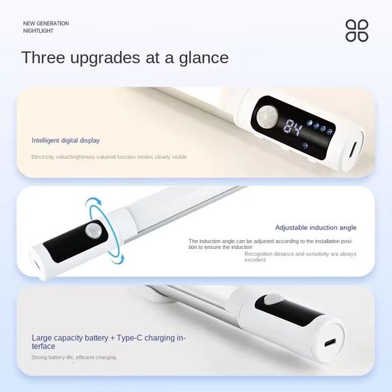 Сенсорний світильник LED з датчиком руху MZ-L2902 SE (29*27*380mm) White | Зображення 2