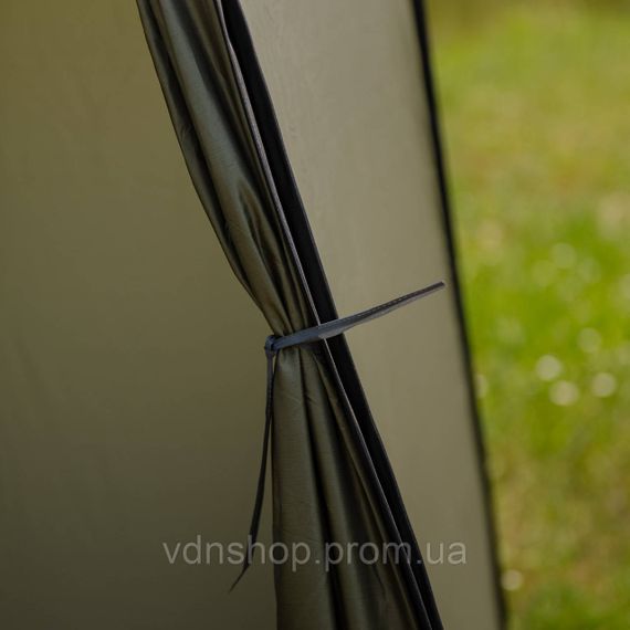 Намет душ-туалет для кемпінгу автомат 120×120×190 (см) тент для душу та туалету туристичний LU-015DGR Хакі | Зображення 5