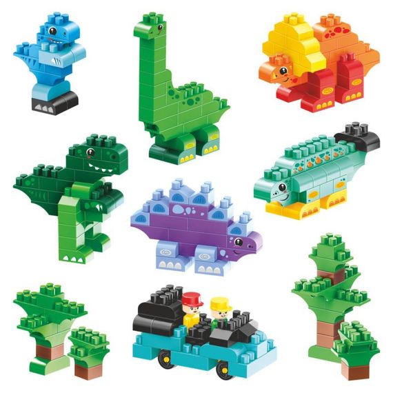 Дитячий конструктор "Dino park" 2222TXK 190 деталей | Зображення 1