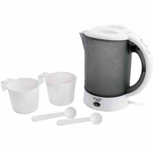 Дорожній електрочайник Adler AD 1268, 0,6 л, 600 Вт, компактний і легкий чайник для поїздок