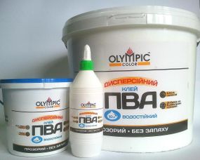 Клей дисперсійний ПВА 0,25 л OLYMPIC