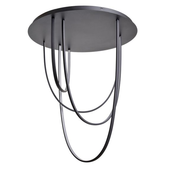 Люстра лофт потолочная LED 96W WW SBK (BL-846C/1)