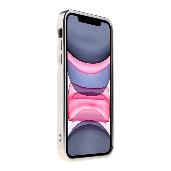 Чехол TPU Metallic Chrome з повним захистом камери with Magsafe для Iphone 11 Цвет Chrome Срібло | Зображення 6
