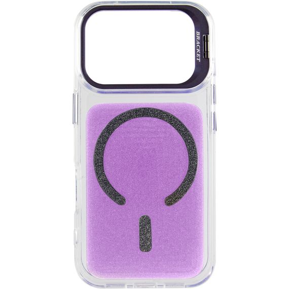 Чохол TPU+PC Jewel Sparkle with Magnetic Fit для Apple iPhone 17 Pro (6.3") Lavender Glitter | Зображення 1