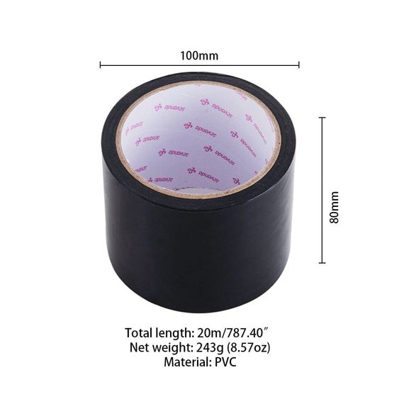 Электростатическая лента для бондажа LOCKINK SEVANDA Electrostatic Tape 16 м Черная | Зображення 2