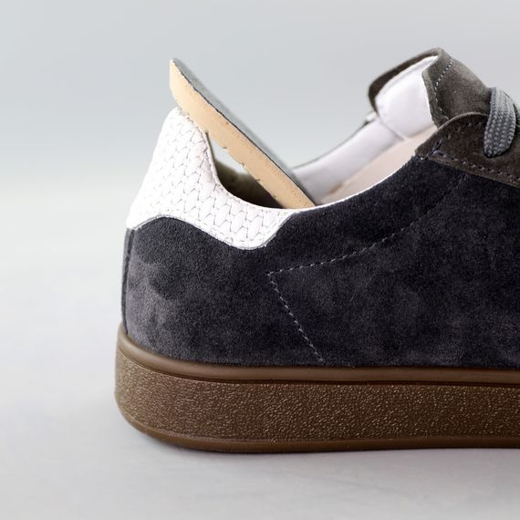 Кеди жіночі замшеві 591502 Сірі 36 37 38 39 40 41 | Зображення 6