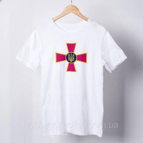 Футболка жіноча із принтом "ЗСУ" біла