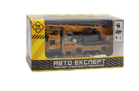 Спецтехника LS-0699-14 Авто Эксперт "Подъемный кран", м/п, масштаб 1:32, инерция, подсветка, звук, в коробке (6976001651234)
