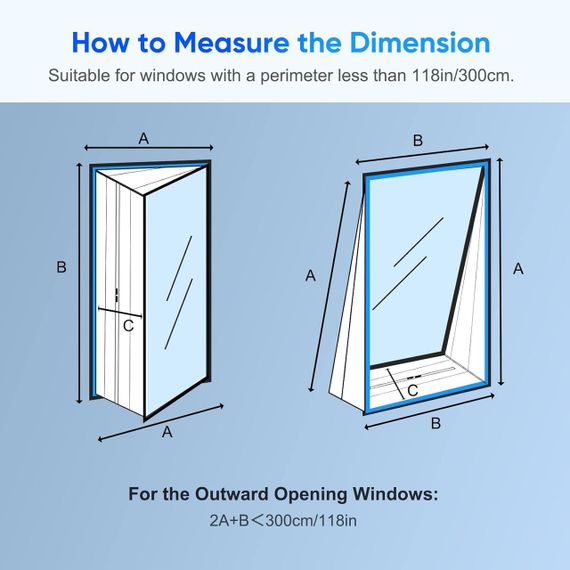Ущільнювач для вікон мобільних кондиціонерів 300 см, водонепроникний, вітрозахисний, для витяжного повітря для відкритого вікна | Зображення 4
