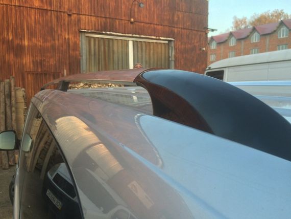 Рейлінги Хром CAN (Оригінальний дизайн) Коротка база (Short/Compact) для Mercedes Viano 2004-2015 рр | Зображення 5