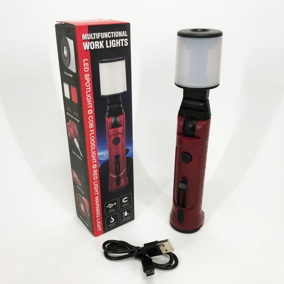 Ліхтар акумуляторний WORKLIGHT-072-XPE 10W 350Lm з гаком та магнітом, Багатофункціональний LED ліхтар | Зображення 8