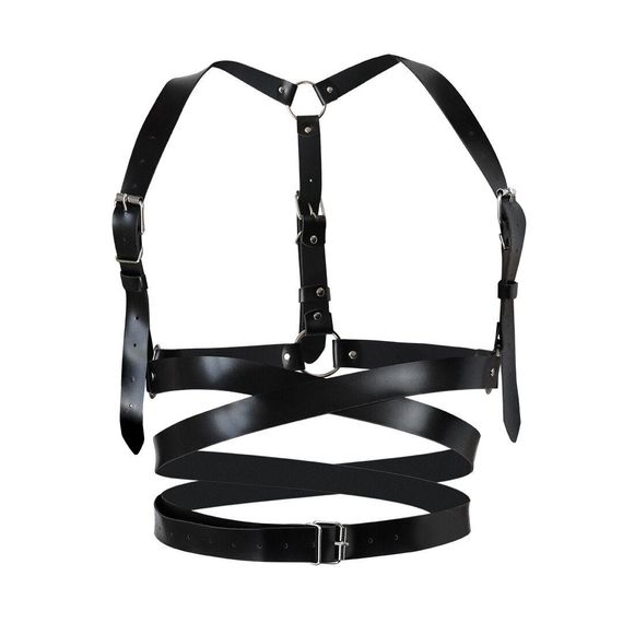 Кожаная портупея Art of Sex - Melani Leather harness, Черная XS-M Sex Aura