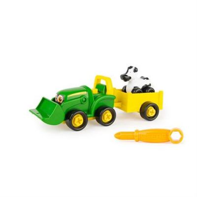 Конструктор John Deere Kids Трактор із ковшем і причепом (47209) | Зображення 1