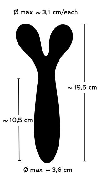 Вибратор Couples 3 Motors Sex Aura | Зображення 2