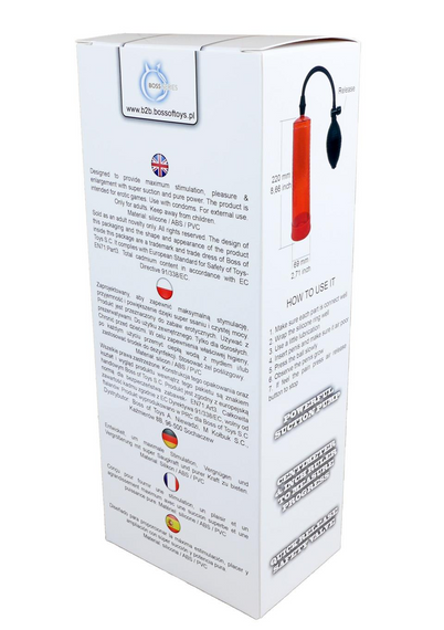 Вакуумна помпа "Power pump - Red " sexstyle | Зображення 7