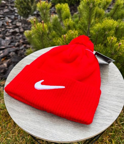 Шапка Nike червона | Зображення 1