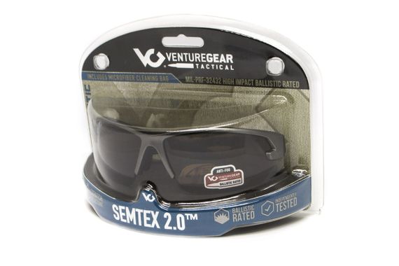 Захисні окуляри Venture Gear Tactical Semtex 2.0 Tan (clear) Anti-Fog, прозорі в пісочній оправі | Зображення 4