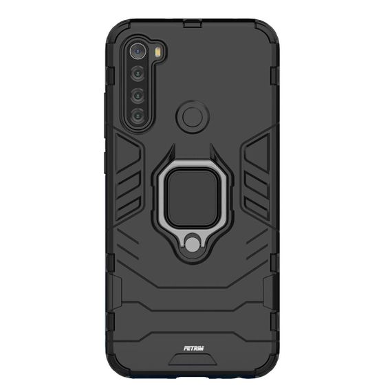 Ударостійкий чохол Transformer Ring for Magnet для Xiaomi Redmi Note 8T Black | Зображення 5