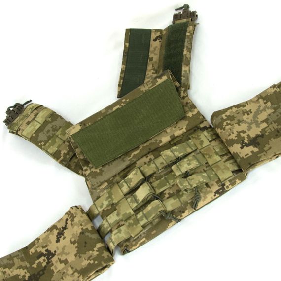 Плитоноска Plate Carrier зі швидким скиданням IRR Cordura 500 D Піксель ММ-14 (pixel) | Зображення 6