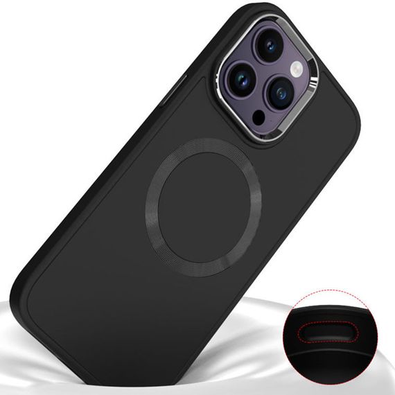 TPU чохол Bonbon Metal Style with MagSafe для Apple iPhone 15 Pro (6.1") | Зображення 1