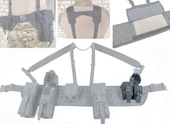 Підсумок гранатний подвійний чорний (MOLLE, підсумок для гранат на розгрузку, жилет, РПС) | Зображення 4