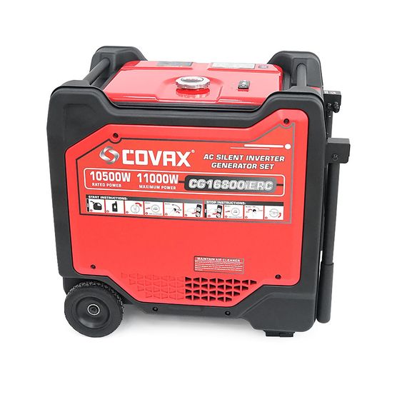 Генератор інверторний бензин COVAX CG16800iERC, 10.5kW, однофазний 220V, 50Hz | Зображення 4