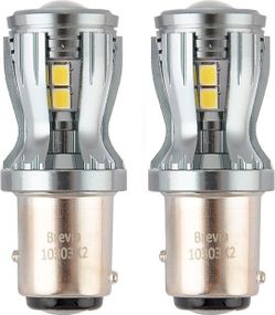 10303X2 BREVIA Лампа світлодіодна Brevia PowerPro P21/5W 350Lm 14x2835SMD 12/24V CANbus, 2шт.