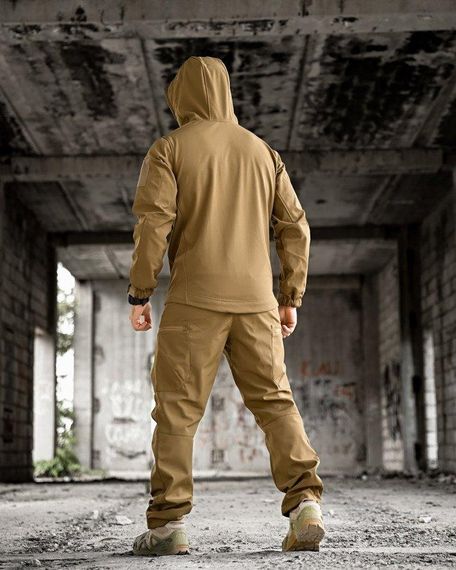 Тактичний костюм софтшел sofftshel AURA койот ПП7821 | Зображення 3