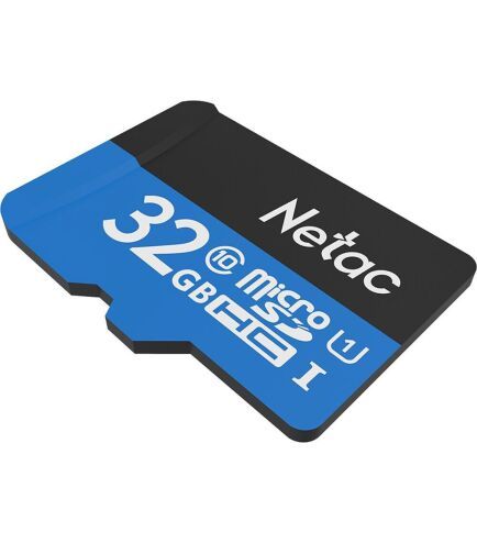 Карта пам'яті Netac microSD 32GB C10 UHS-I R80MB/s + SD (NT02P500STN-032G-R) | Зображення 1