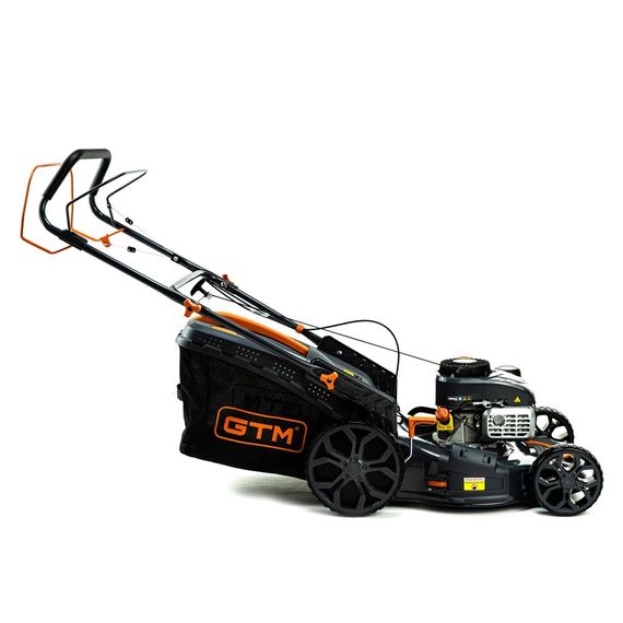 Газонокосарка бензинова самохідна GTM LM48-SP (48 см, 5 к.с., 3.7 кВт, 30-80 мм, 70 л, 30 кг) | Зображення 1