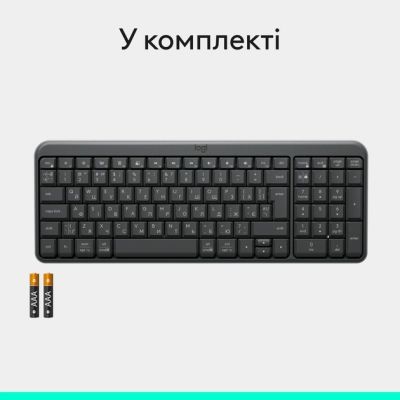 Клавиатура Logitech K250 Bluetooth UA Graphite (920-013822) | Зображення 7