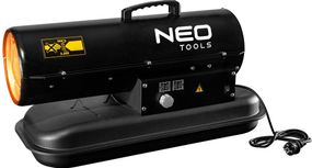 Теплова гармата Neo Tools 20 кВт, площа обігріву 200 кв.м., підлоговий, чорний (90-080)