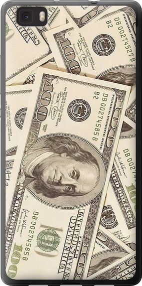 Чехол на Huawei Ascend P8 Lite Доллары "3016u-126-17620"
