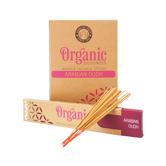 Аромапалички Arabian Oudh  Арабський уд 15г Organic Goodness 8903833427308