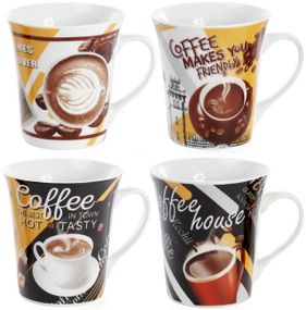 Кружка порцелянова "Coffee makes you friendly" 375мл