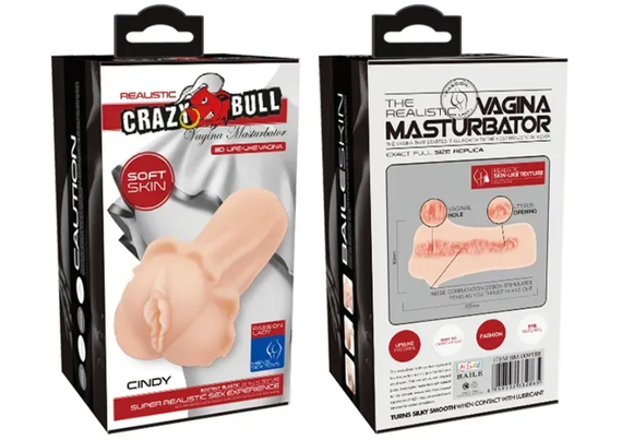 Вагіна - мастурбатор CRAZY BULL - Cindy, BM-009188 sexstyle | Зображення 8
